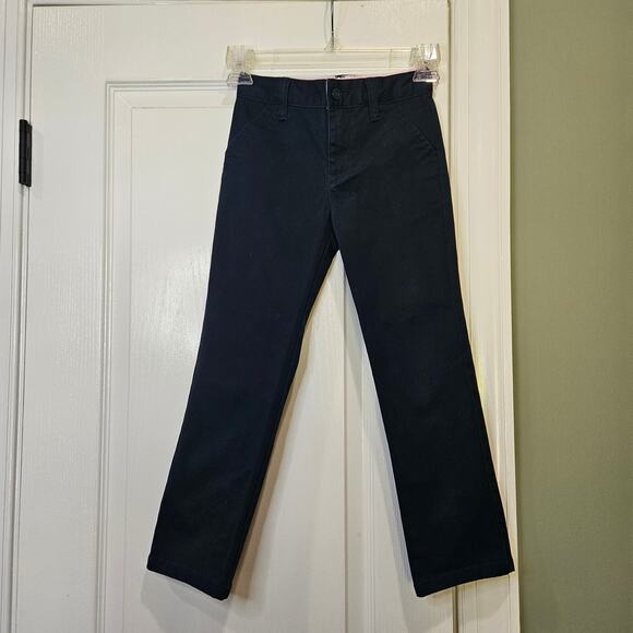 Cat & Jack Girl's Size 6 Navy Straight Leg‎ Chino School Uniform Pants - Picture 1 of 4